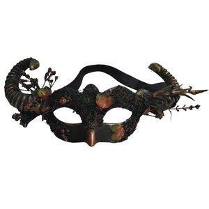 Decorative Horned Masquerade Mask